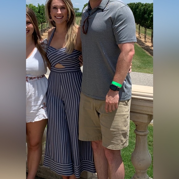 Stripe Convertible Halter Jumpsuit
Leith - Picture 6 of 6